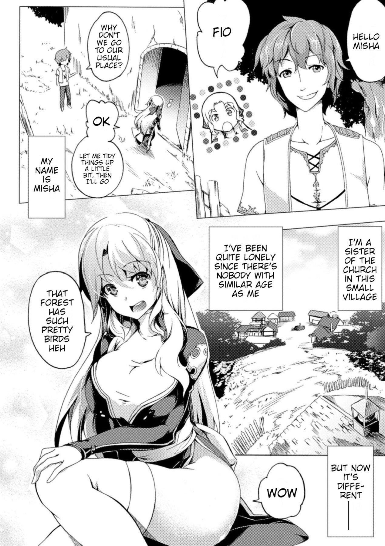 Hentai Manga Comic-A Saint Is Subdued In The Forest-Read-2